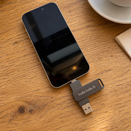 hallo hallo USB Flash Drive USB-C 128GB