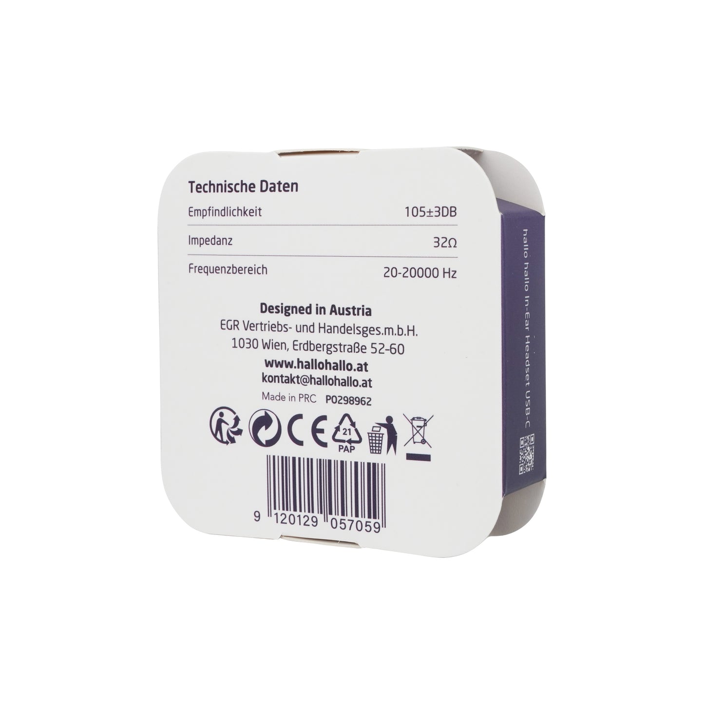 hallo hallo In Ear Headset USB-C