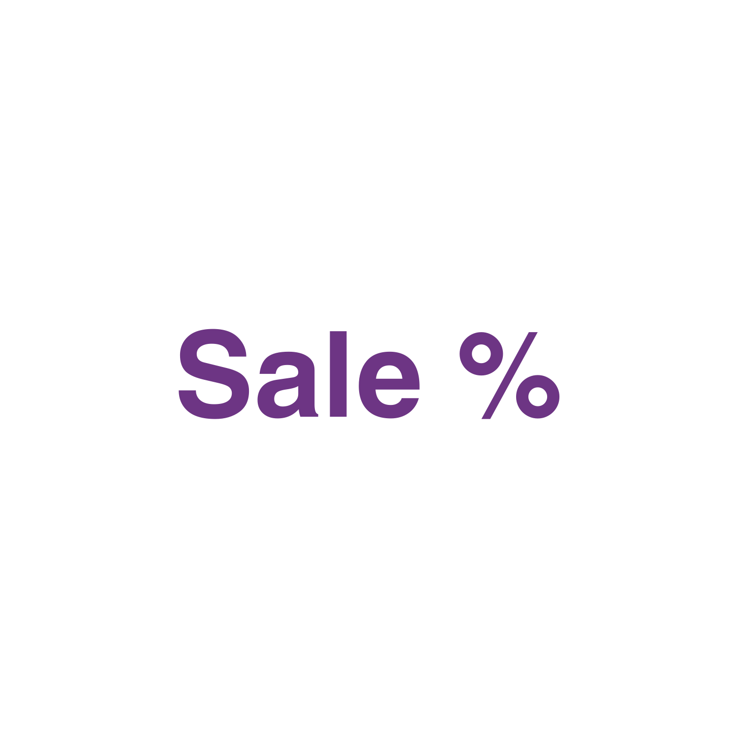 Sale %