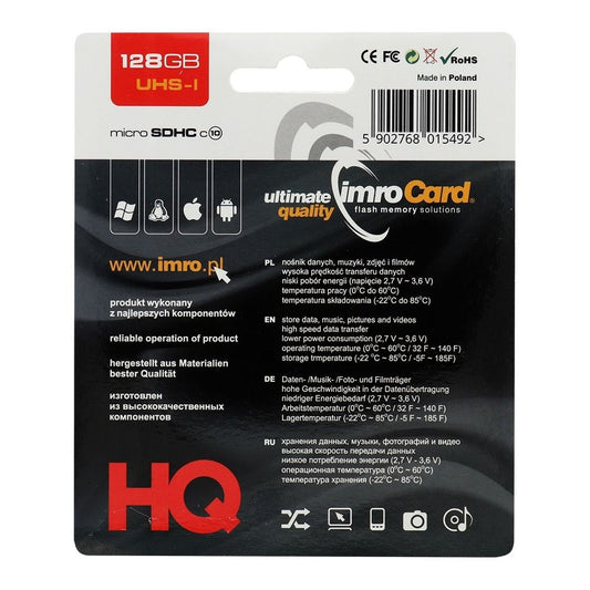 IMRO microSD 128GB UHS-I inkl. Adapter