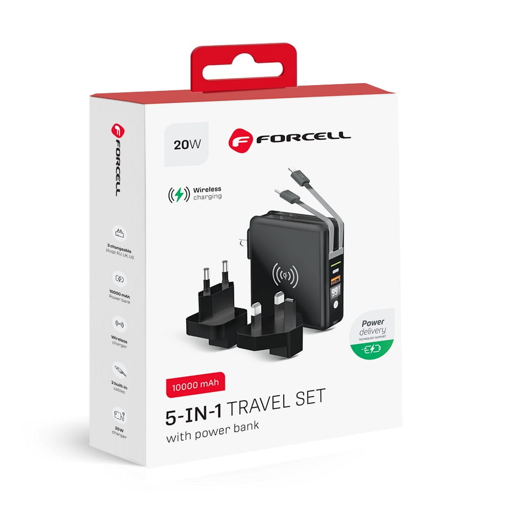 Forcell 5in1 Reiselader SET 20W