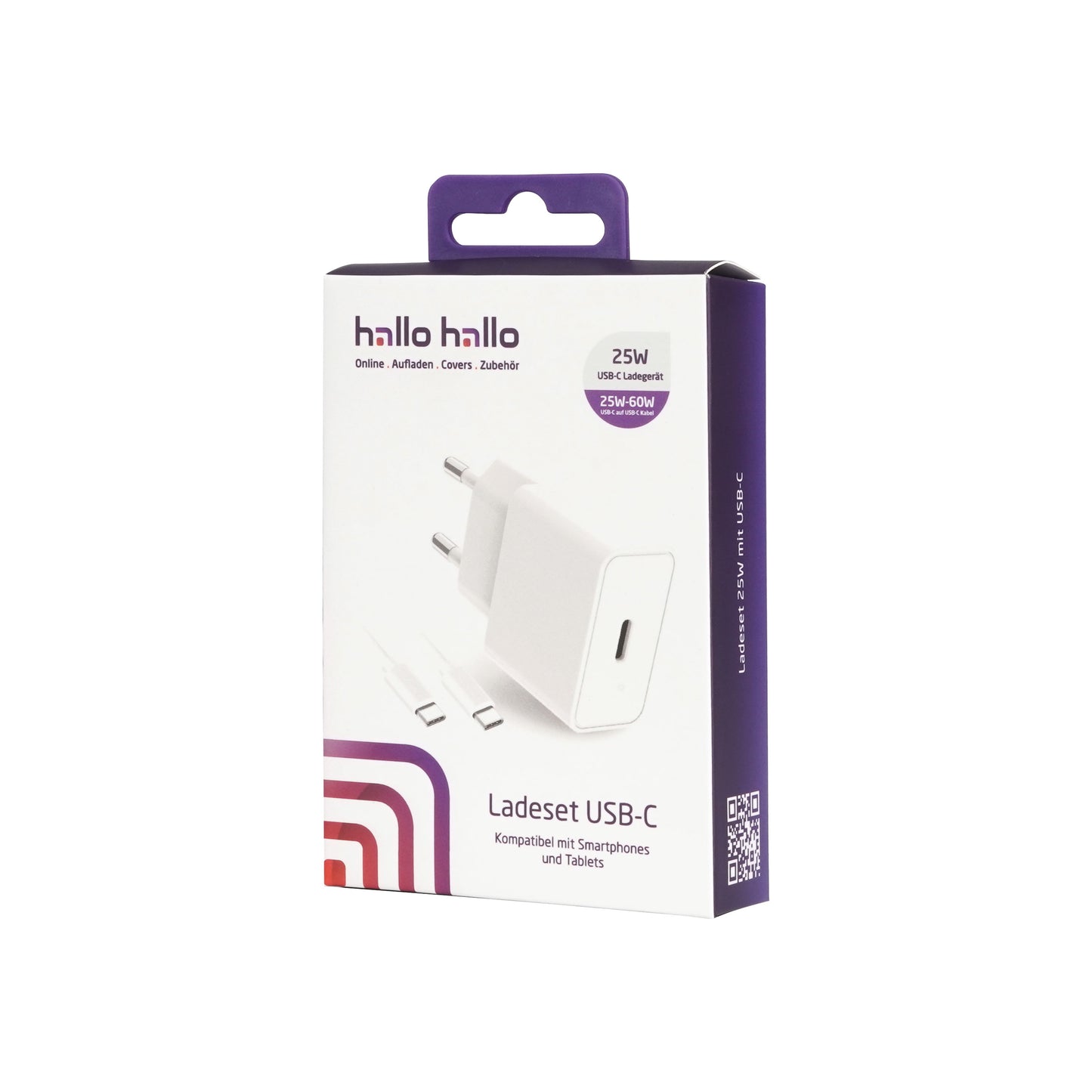 hallohallo Universal Ladeset USB-C 25W