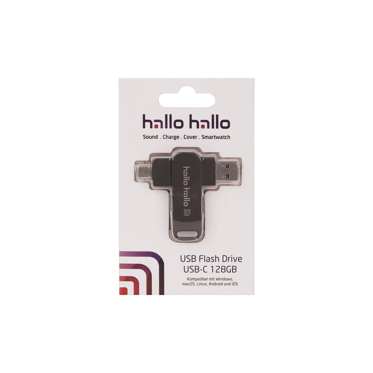 hallo hallo USB Flash Drive USB-C 128GB